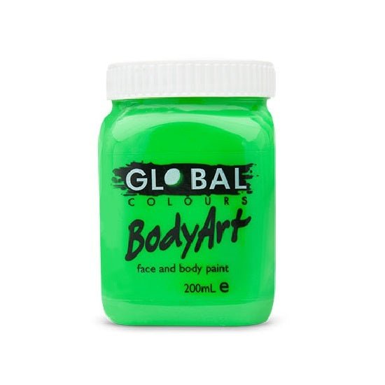 Global Colours BodyArt Face & body paint 200ml Performance quality Deep Green