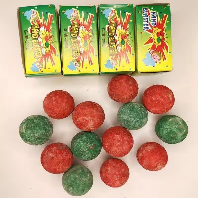 4 packs of HAND BLASTER Spark Ball Popping Blaster Board Cannon Pop on Bump