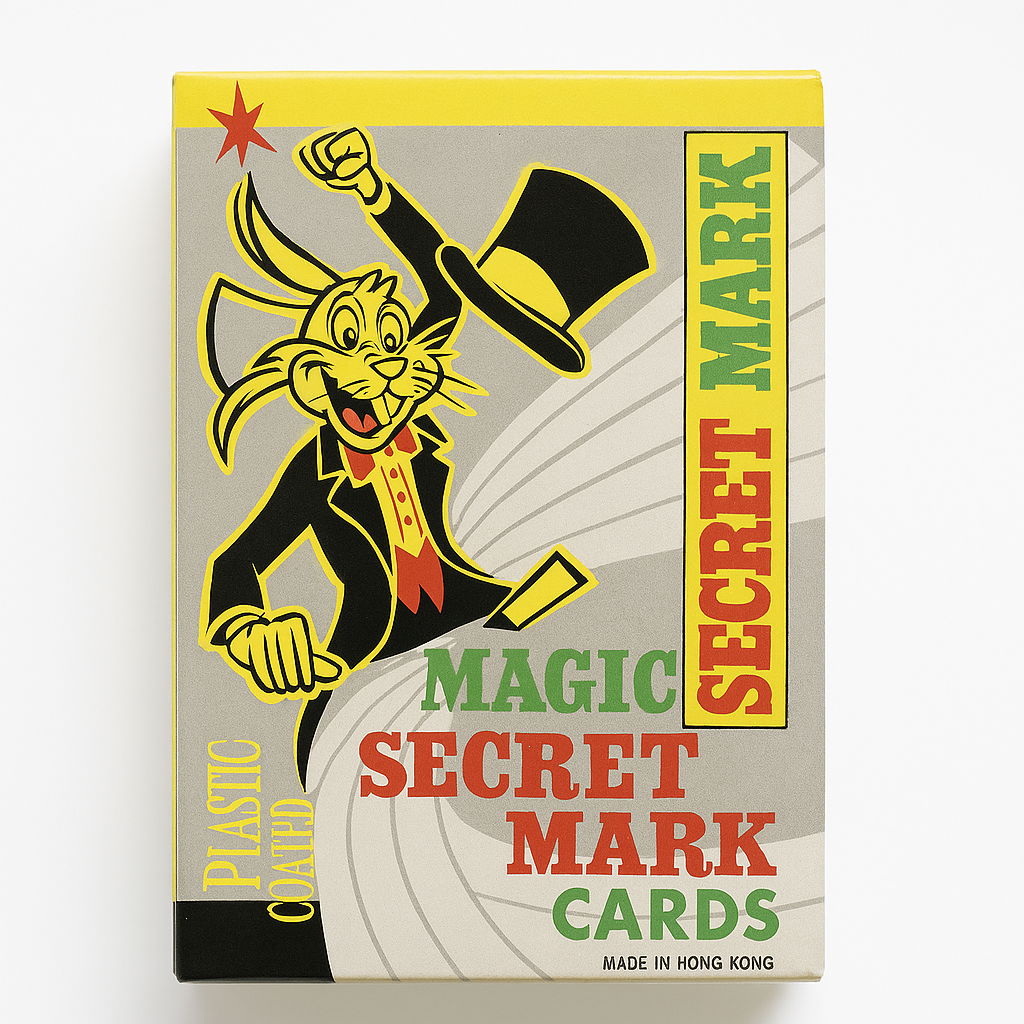 Magic Secret Marked Playing Cards Plastic Coated Magic Tricks Card Illusions