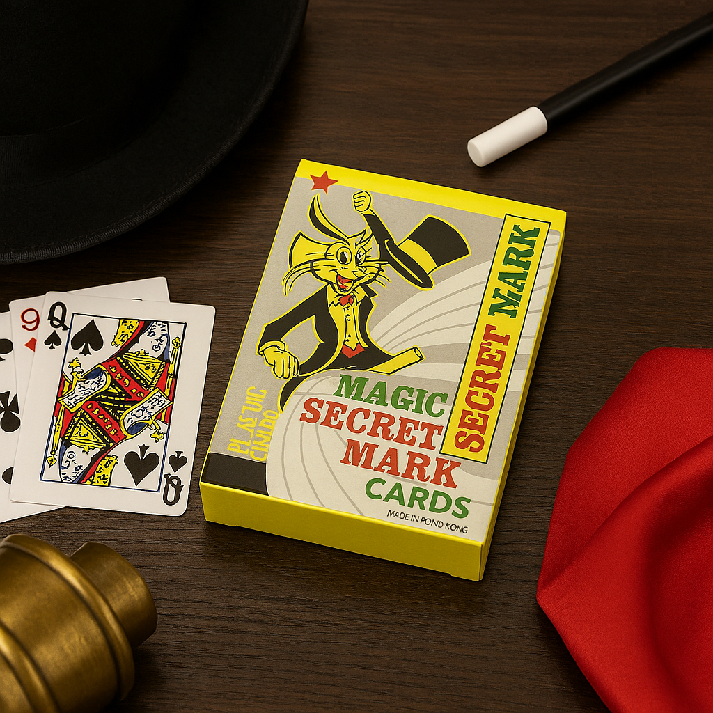 Magic Secret Marked Playing Cards Plastic Coated Magic Tricks Card Illusions