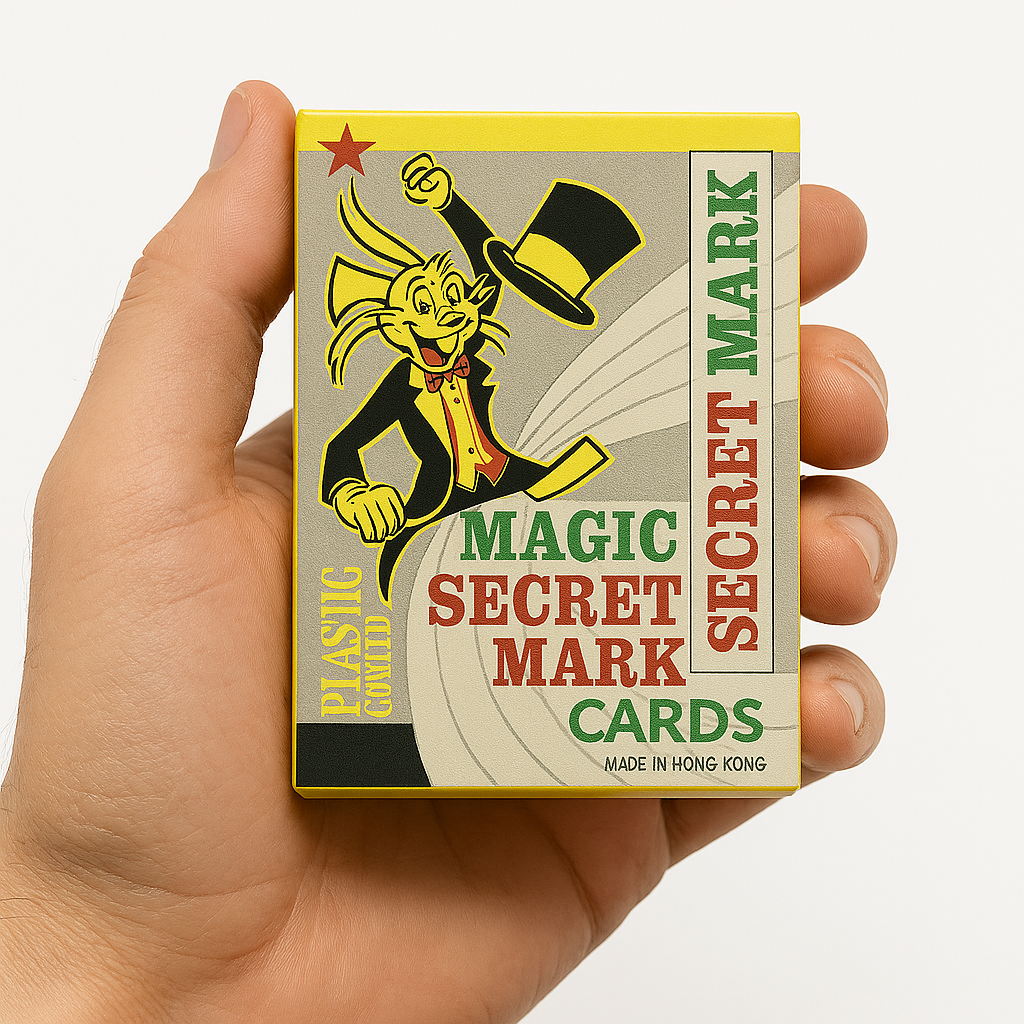 Magic Secret Marked Playing Cards Plastic Coated Magic Tricks Card Illusions