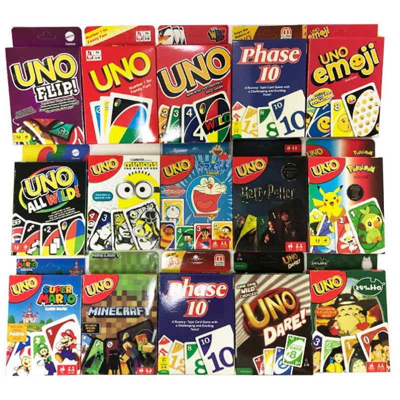 Classic UNO Playing Cards – Assorted – Family Fun for All Ages! - HARRY POTTER
