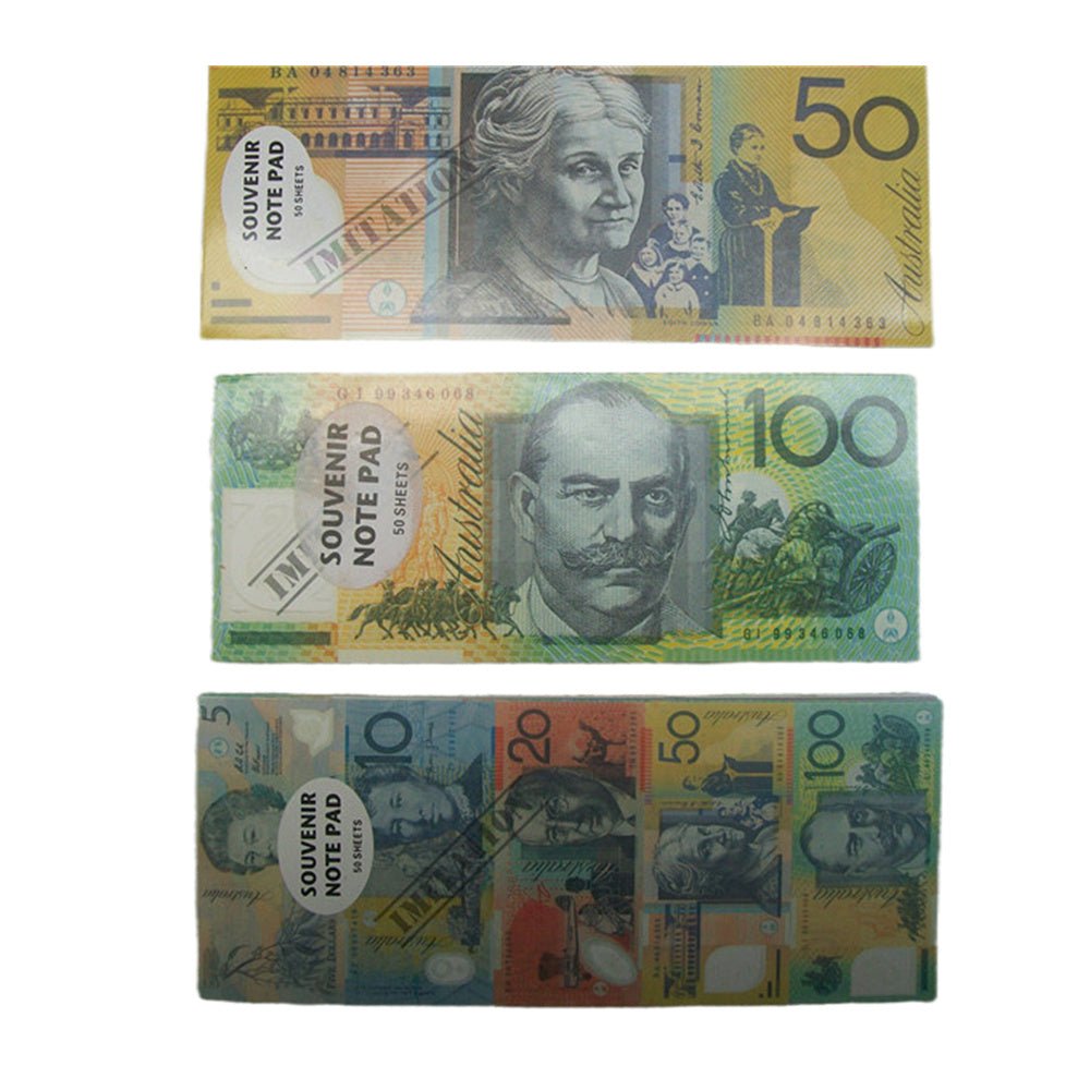 Aussie pad 3 assorted - $50