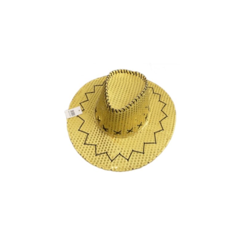 Sequin Cowboy Hat party hat - Pink