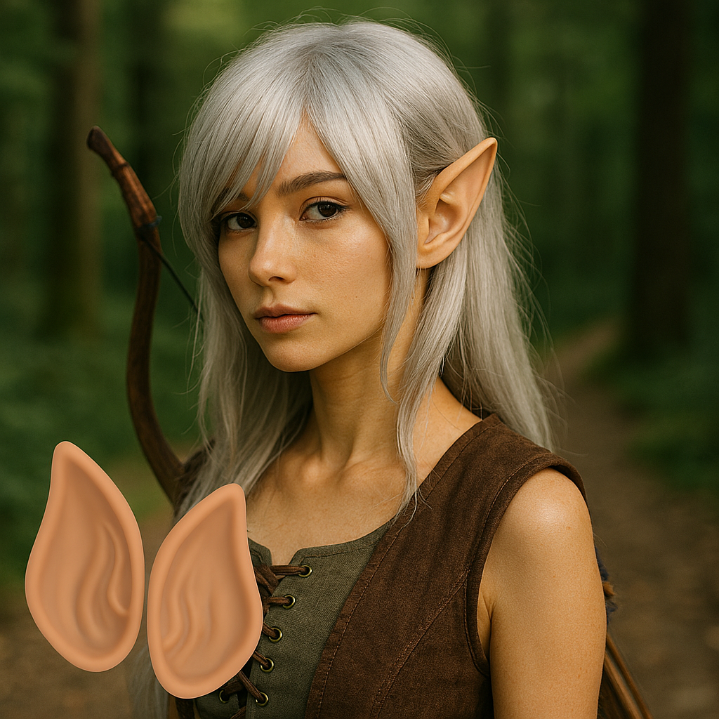 Pointy Elf Ears – Soft Latex Cosplay Costume Accessory for Adults & Kids