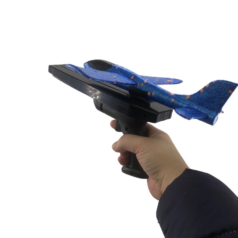 2x Ejection Foam Plane Toy Outdoor Sport w/ Light Safe for Children Birthday