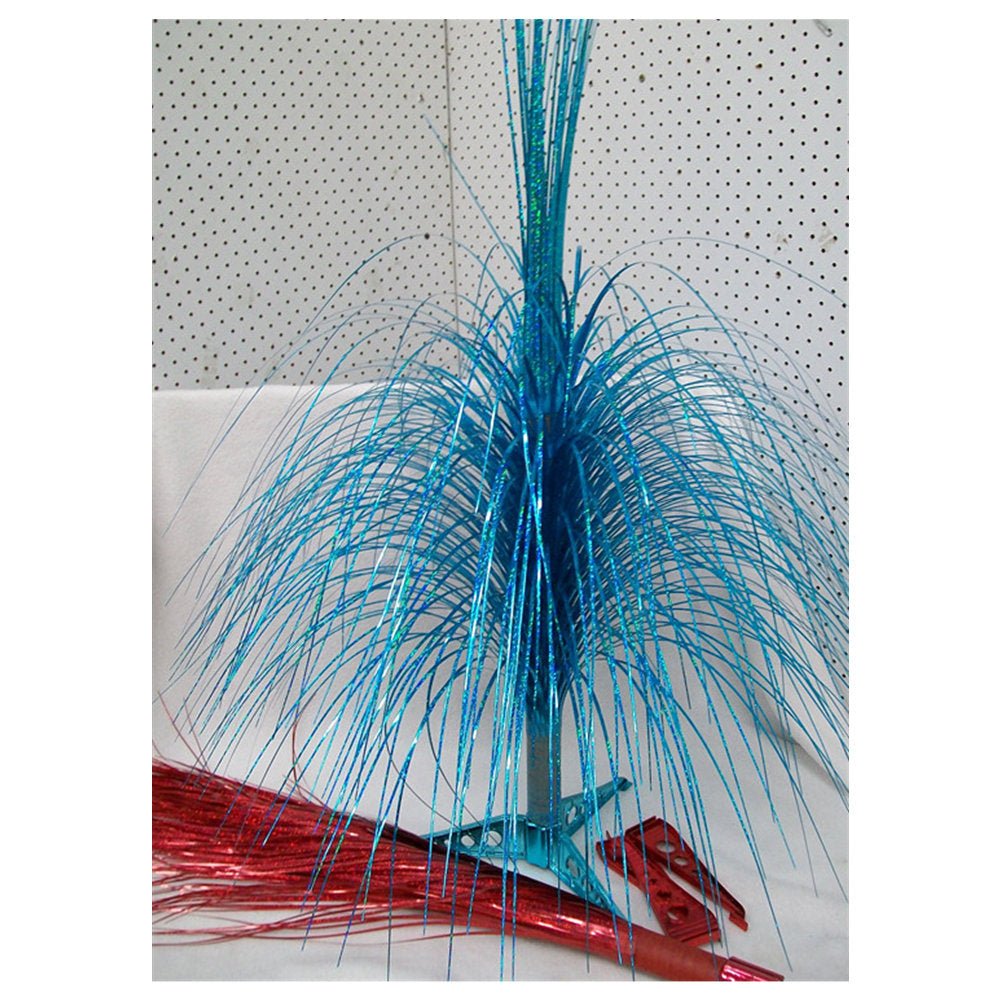 4x Foil decoration trees