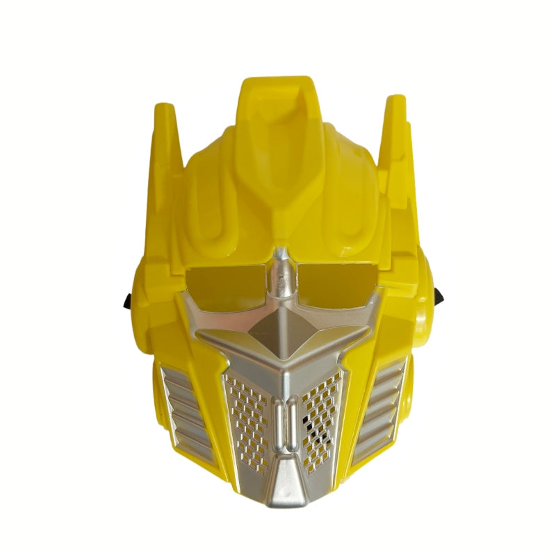 2 x Yellow Transformer Masks Kids Costume Roleplay Helmet Inspired by Bumblebee
