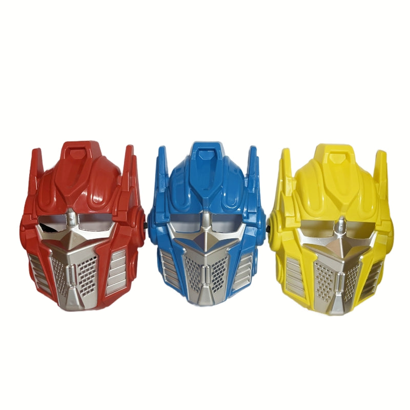 2 x Yellow Transformer Masks Kids Costume Roleplay Helmet Inspired by Bumblebee