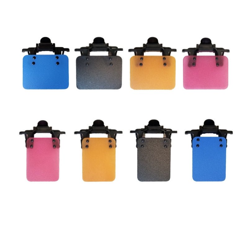 ISSF Flip Up Eyeshield Sport Shooting Eye Shield Blinding Pink Horizontal 4x3cm