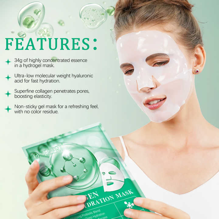 collagen Real Deep Facial Sheet Mask Women Deep Moisturizing Overnight Sleeping