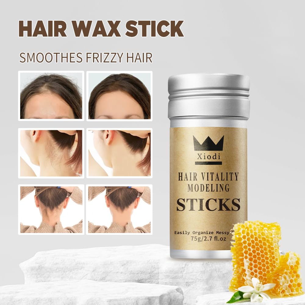 2X Hair Edge Control Hair Wax Stick 75g Each Natural Relaxed Natural Hair