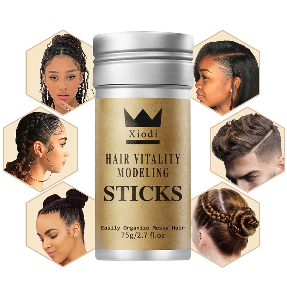2X Hair Edge Control Hair Wax Stick 75g Each Natural Relaxed Natural Hair