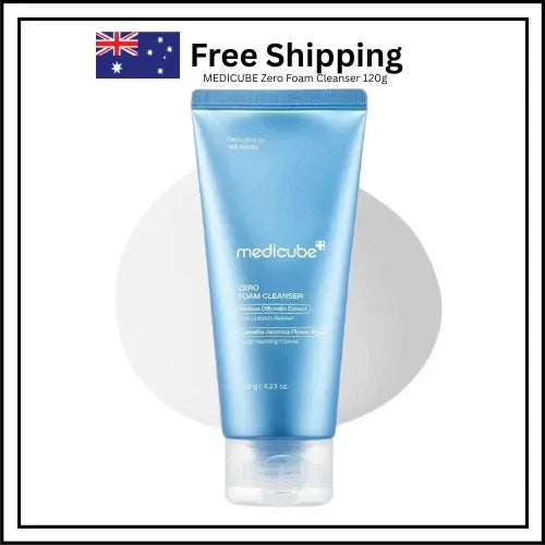 MEDICUBE Zero Foam Cleanser 120g – Deep Cleansing, Pore Care – AU Seller