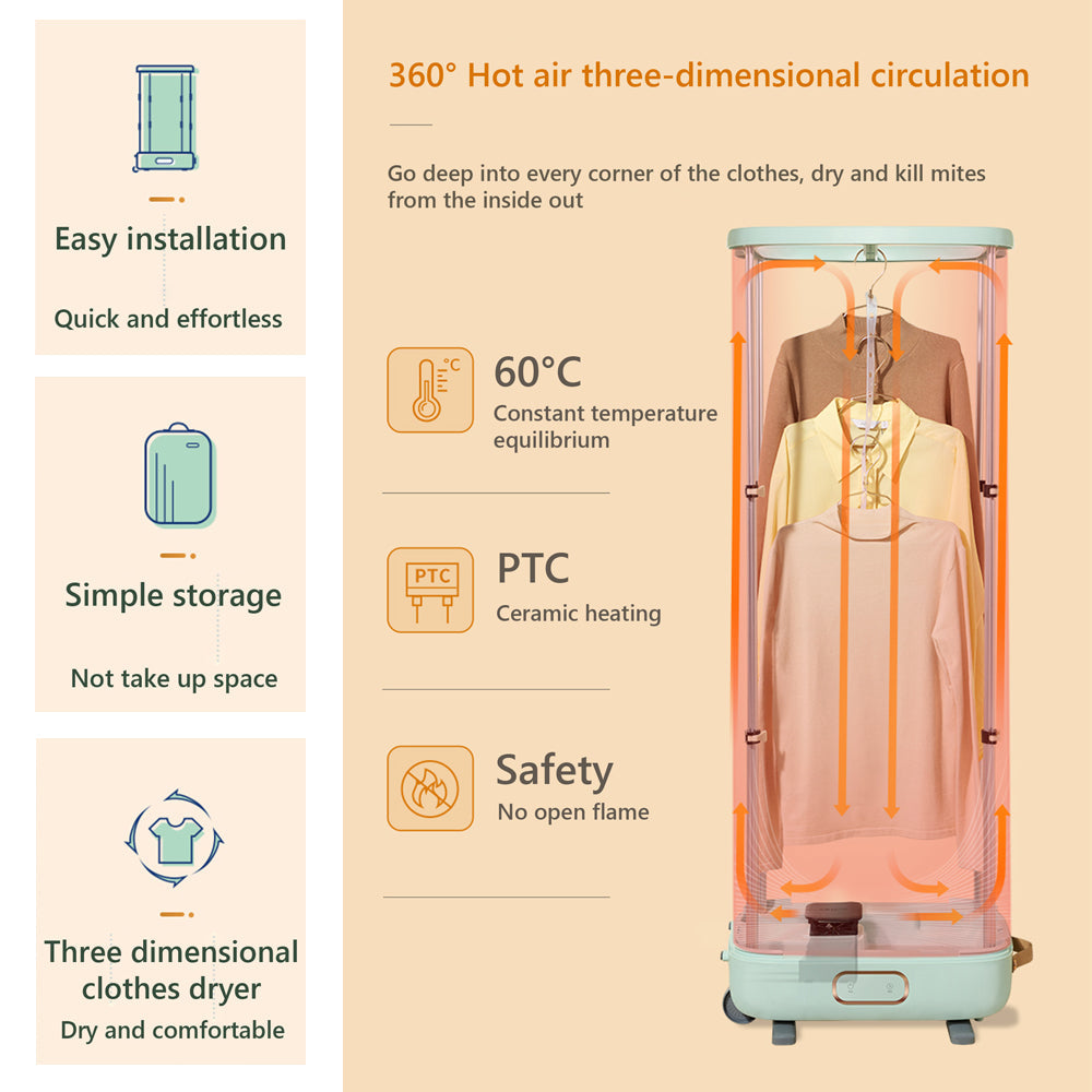 Hoper Layer Foldable Clothes Dryer Household Dryer Portable Quick Drying -