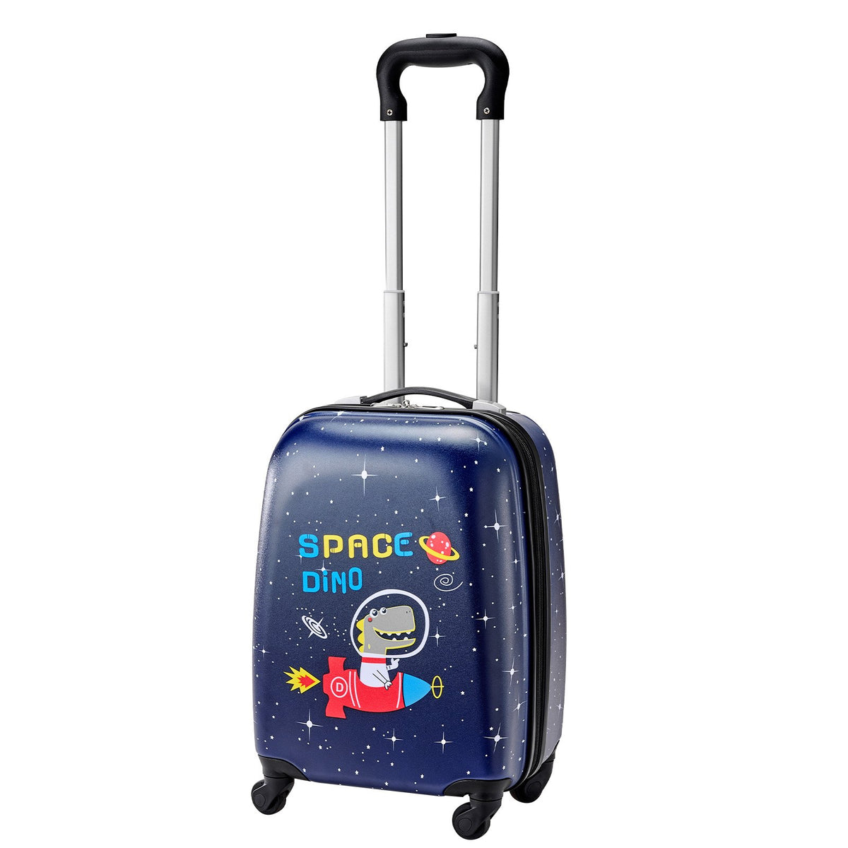 Kids Luggage Set, 2 Piece, 45.7 cm Hardside Rolling Wheels Suitcase with Hard-Shell Backpack, Dinosaur Kids Carry on Luggage Set, Holiday Birthday Present for Girls & Boys, Airline Approved