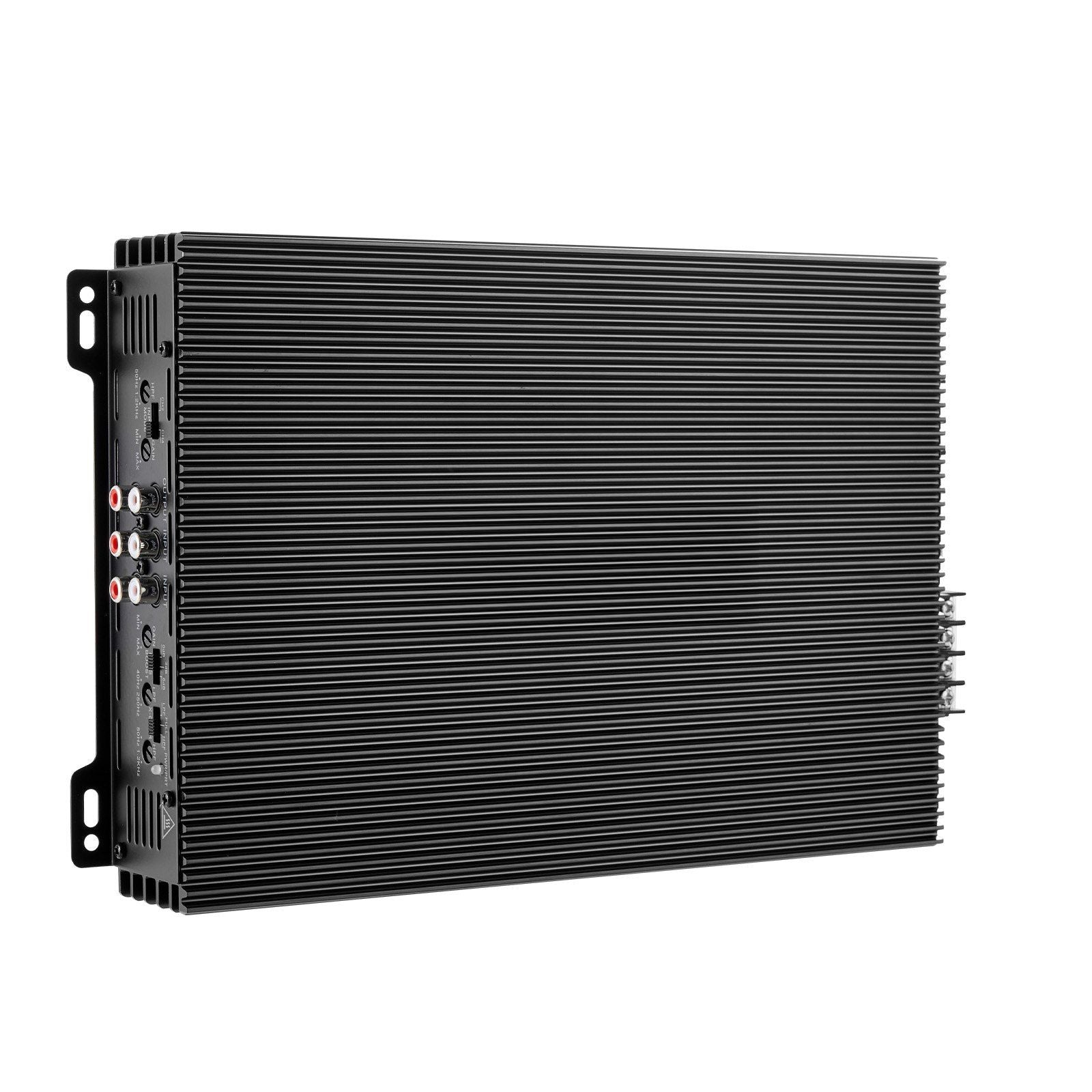 Car Audio Amplifier, 4-Channel Bridgeable Car Amplifier, Multichannel Class AB Stereo Amp, Max. 4 x 200W at 4 Ohms / 4 x 400W at 2 Ohms, High Output, for SUVs, Pickups, and Off-Road Vehicles