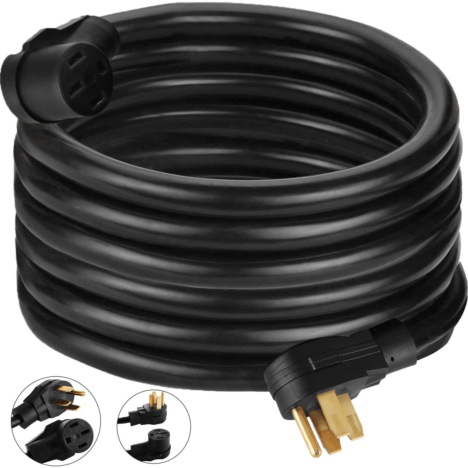 50Ft 50 Amp RV Power Cord Durable Heavy Duty RV Exten - V952-50CRVDYX000000001V0
