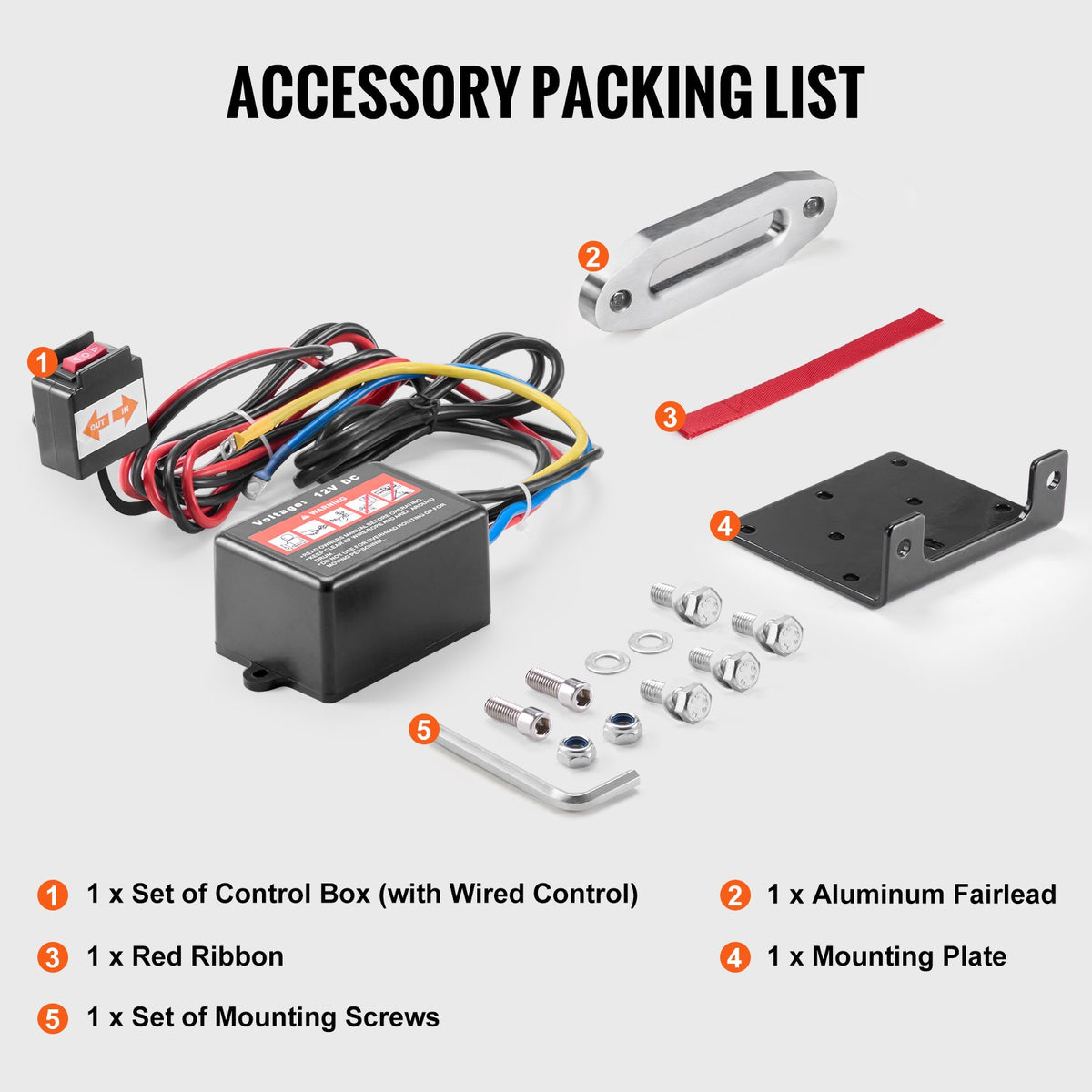 Electric Winch, 1588 kg Line Pull Capacity, 12V DC ATV Winch with Φ0.5 x 1188.7 cm 12 Strands Synthetic Rope Aluminum Fairlead Wired Remote Control, IP55 Waterproof for Towing ATV Boat