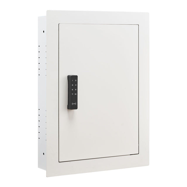 0 83 Sq Ft 3 Q235 Wall Box Shelves Mounting Holes Money Jewelry Passport White