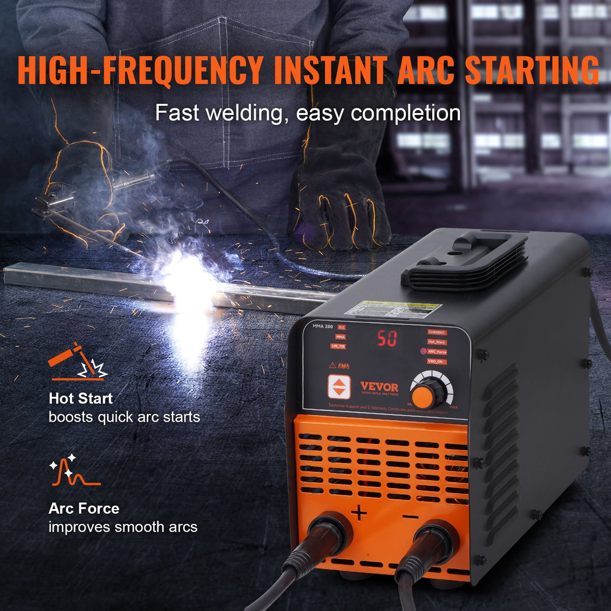 ARC Stick Welder 220V 160A 2in1 Lift TIG Welding Machine Hot Start