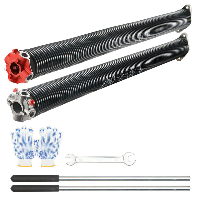Garage Door Torsion Springs, 16000 0.25 2 30inch, Coated, Replacement