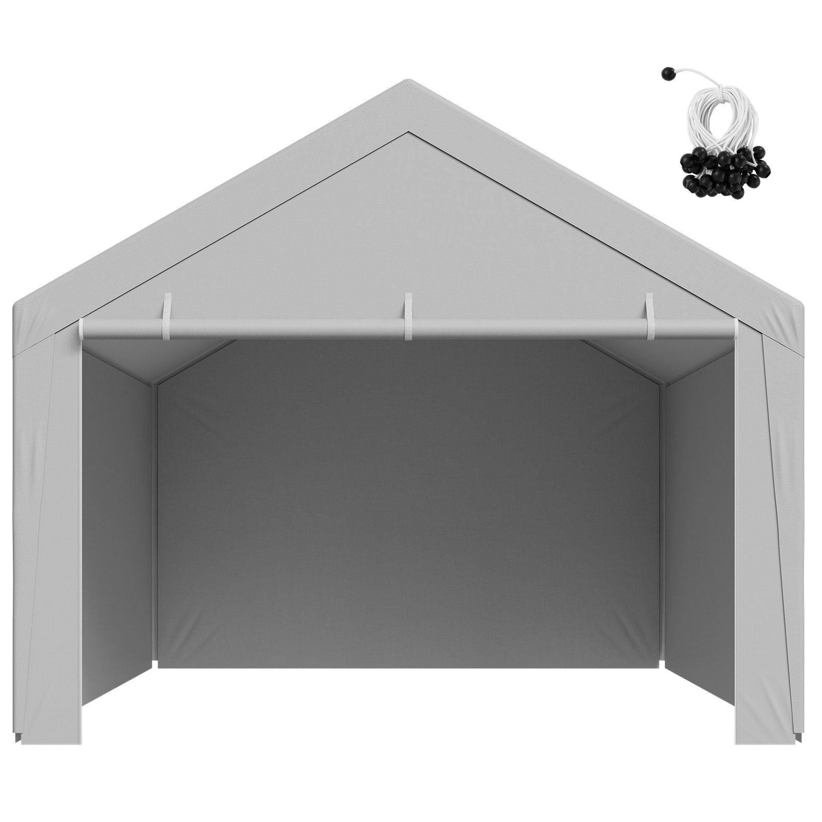 Carport Replacement Canopy, 6x 3.6 m Potable Garag - V952-CKPB12X20FTHX72QR001V0