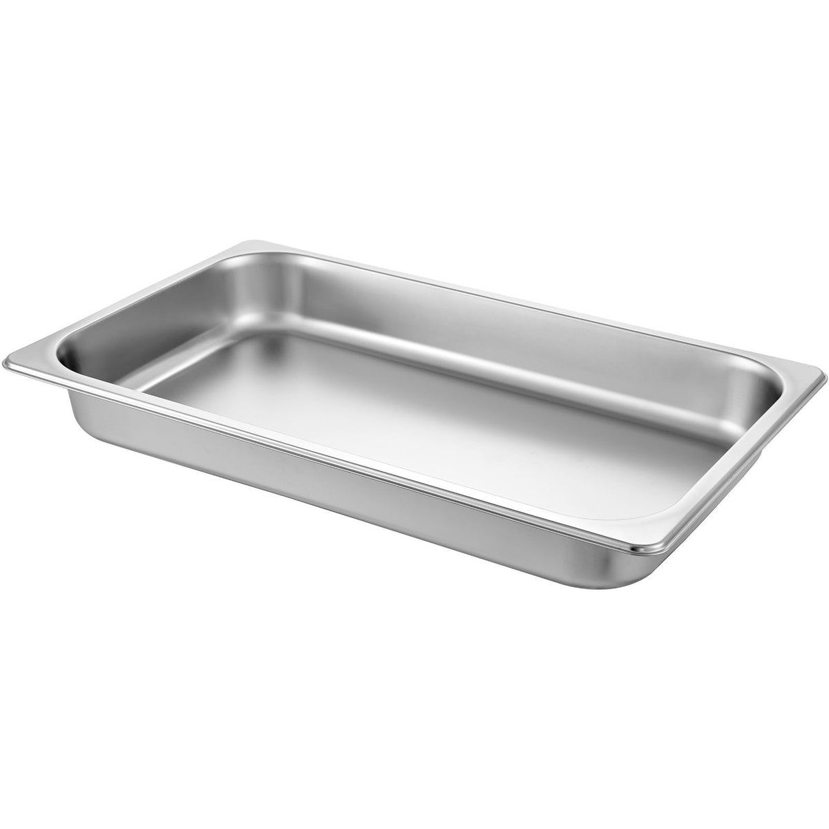 Hotel Pans Full Size 2.5 Inch Deep, Steam Table Pan 6 Pack , 22 Gauge/0.8mm Thick Stainless Steel Hotel Pan Anti Jam Steam Table Pan