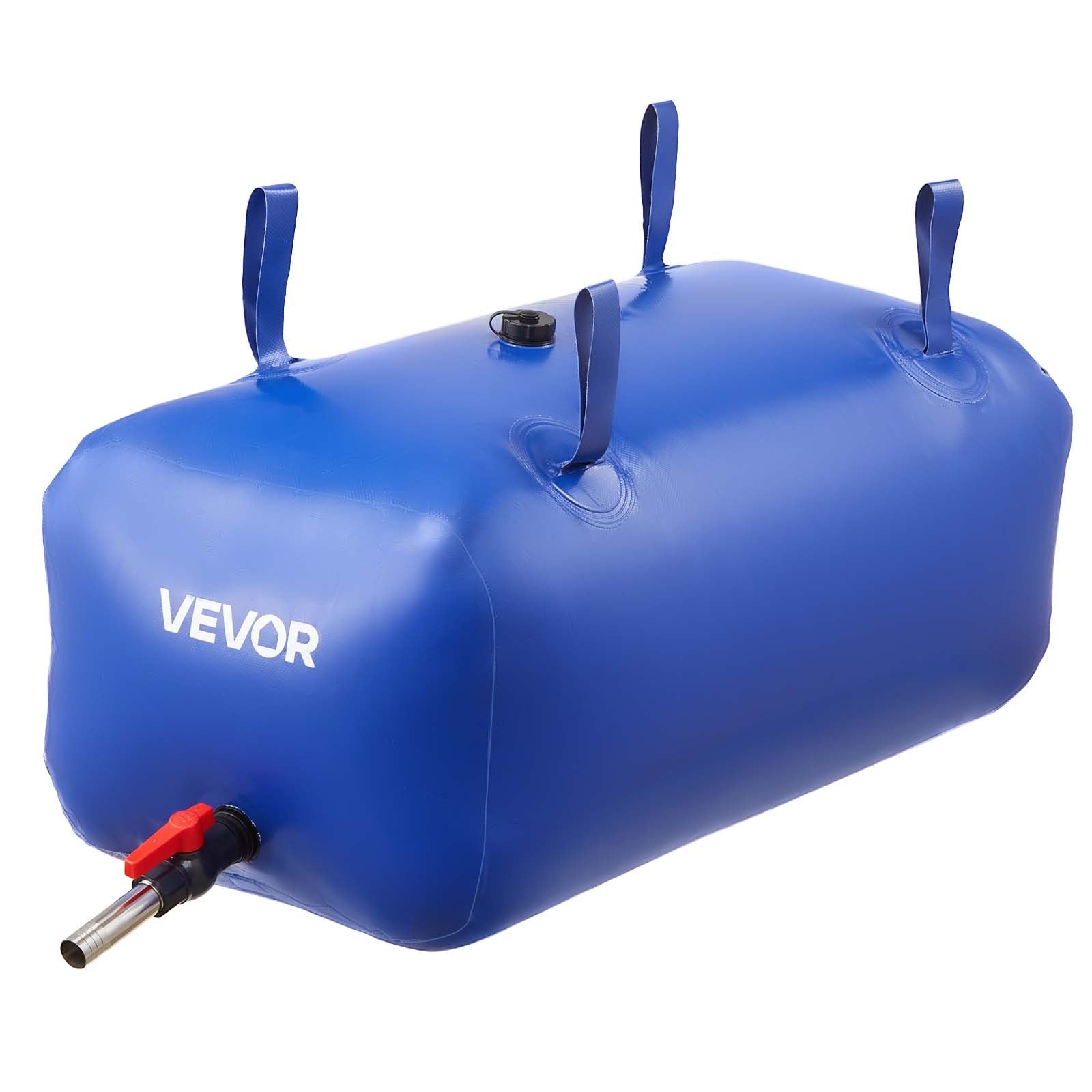 Water Storage Bladder 113L Large Capacity Water Bag, Portable & Collapsible Soft Waters Container, Leakproof & Tear-Resistant PVC Emergency Waters Storage Tank for RV Truck & Outdoor Use