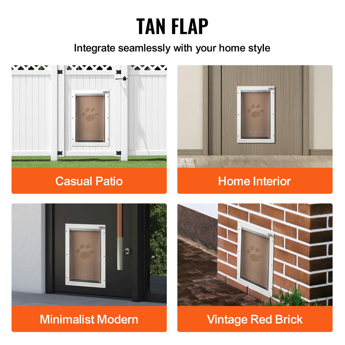 Pet Door Replacement Flap 20.96 x 31.12 cm Compatible with Pet Door