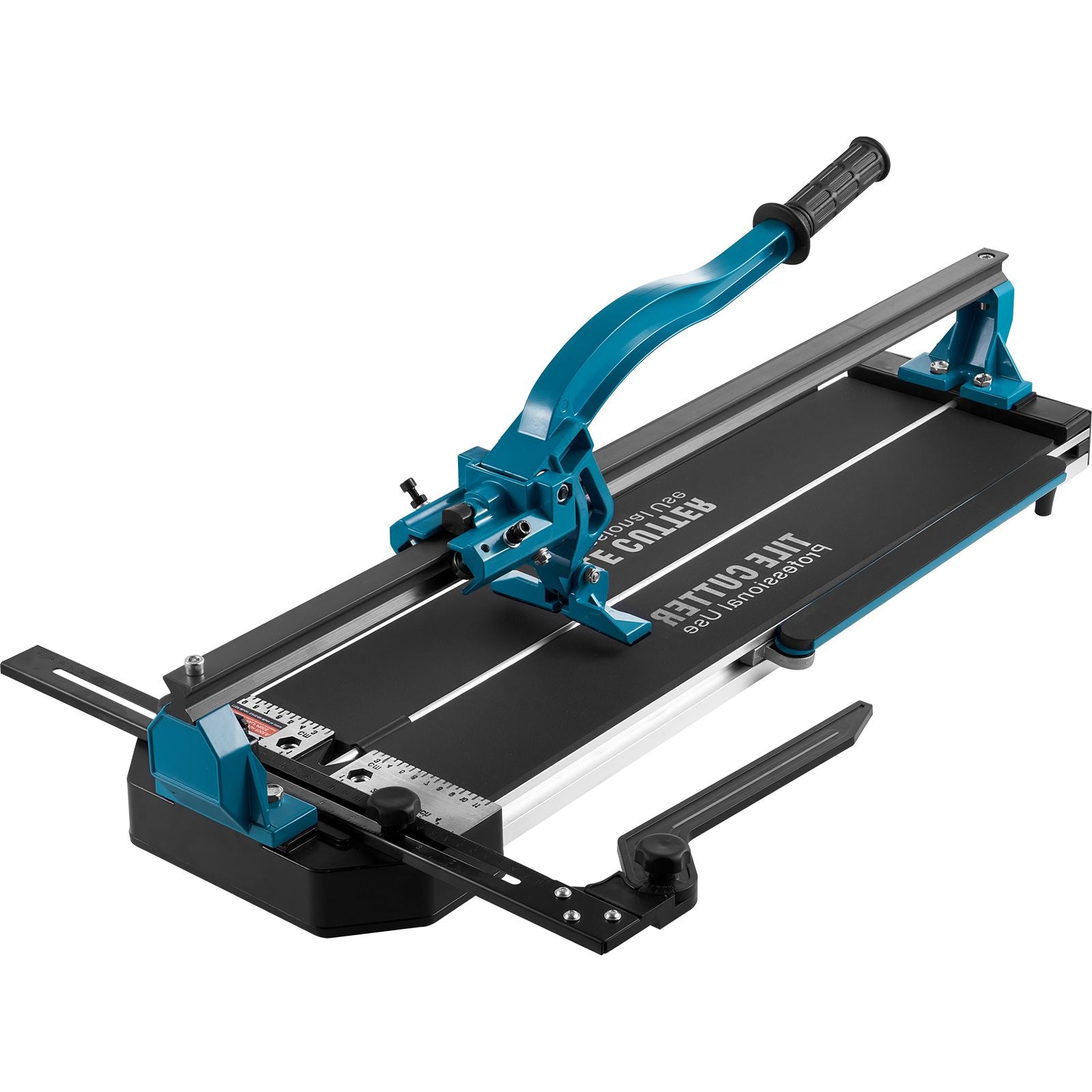 Tile Cutter 24in Cutting Tool w/ Laser Guide Single Rail Double Brackets