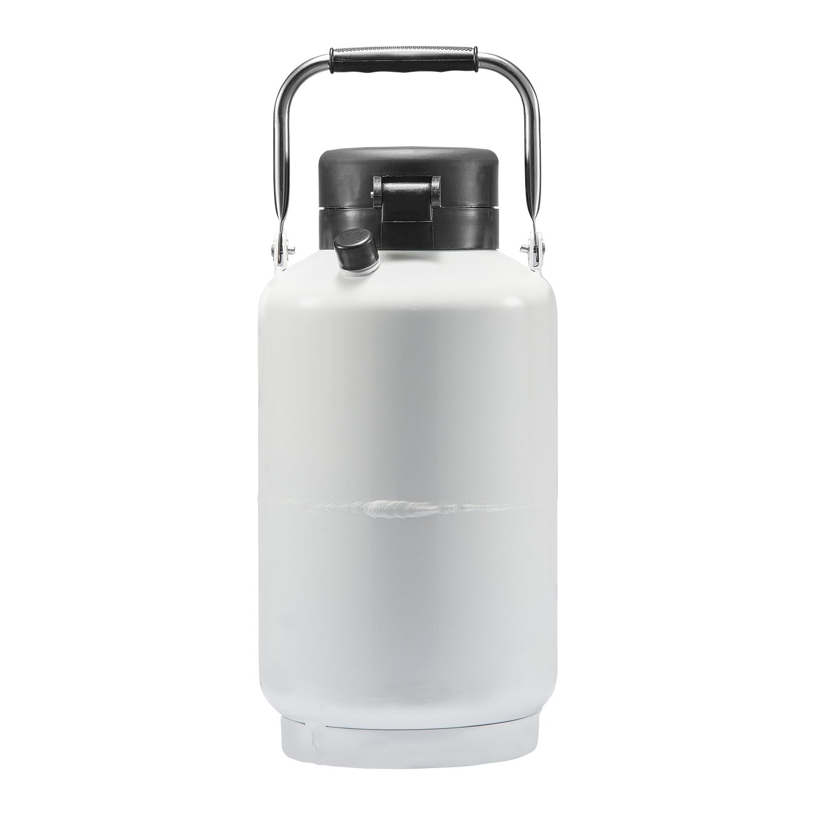 Liquid Nitrogen Tank, 3 L Aluminum Alloy Liquid Nitrogen Container, LN2 Tank Dewar with 6 Canisters and Carry Bag with Straps, Cryogenic Tank for Beauty Industry, Semen Preservation, Scientific