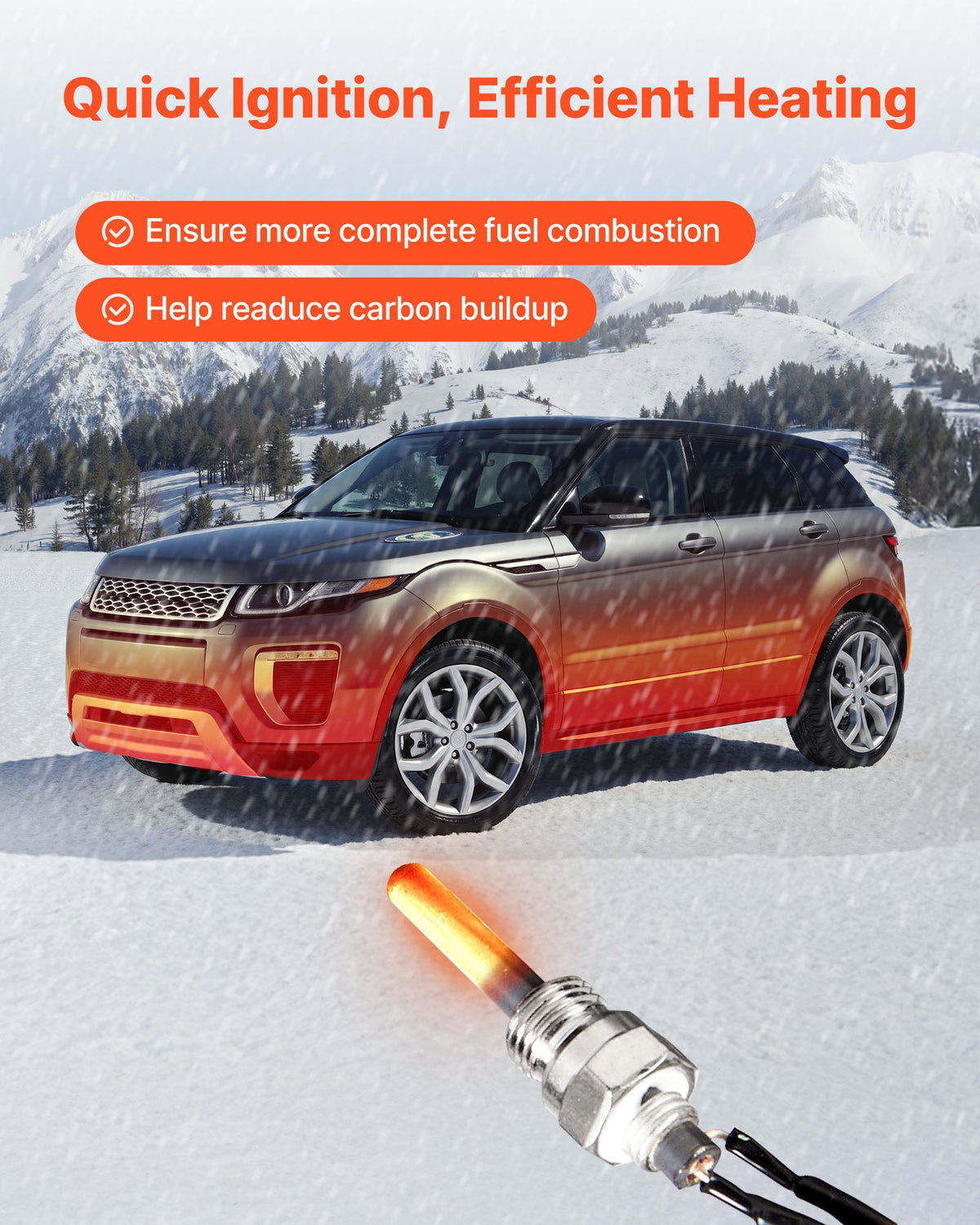 8V Glow Plug Repair Kit, Glow Plug Heater Repair Parking Heater Maintenance Kit with Atomization Mesh, Compatible with 2KW 5KW 8KW Diesel Air Heaters Models, Diesel Heaters Parts for Car Truck