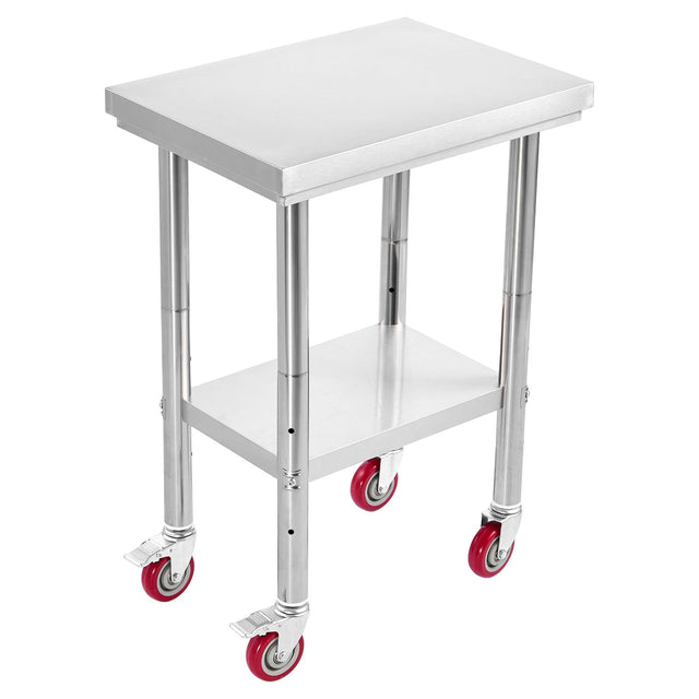 Stainless Steel Table 61x45 Commercial Kitchen Restaurant Hotel Garage