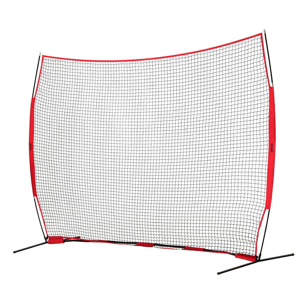 Barricade Backstop Net, 12x9 ft Ball Sports Barrier Netting, Portable Practice Equipment with Carry Bag, Protection Screen for Baseball Softball Lacrosse Soccer Hockey Training, for Backyard