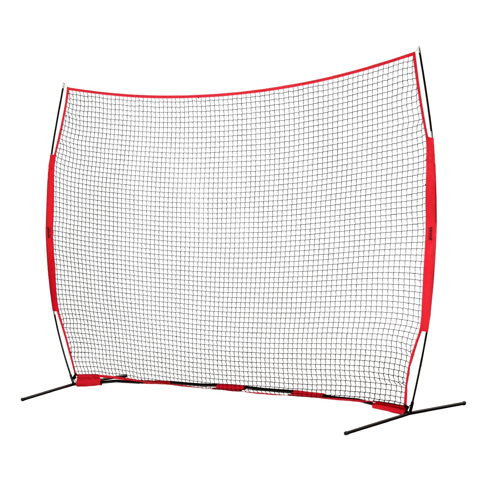 Barricade Backstop Net, 12x9 ft Ball Sports Barrier Netting, Portable Practice Equipment with Carry Bag, Protection Screen for Baseball Softball Lacrosse Soccer Hockey Training, for Backyard