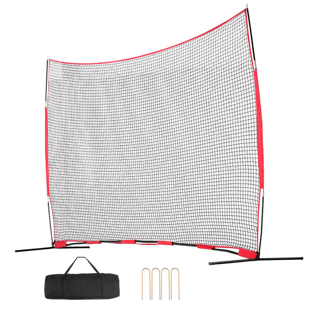 Barricade Backstop Net 16x10 Softball Lacrosse Soccer Hockey Training Backyard