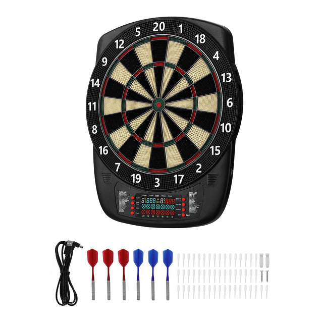 336mm Electronic Dart Board 43 Games 8 Players