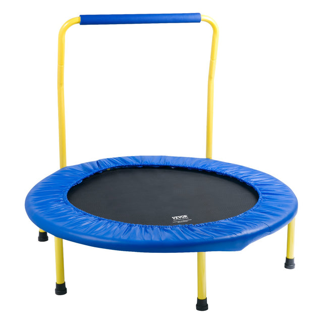 3ft Foldable Kids Trampoline Foam Handle