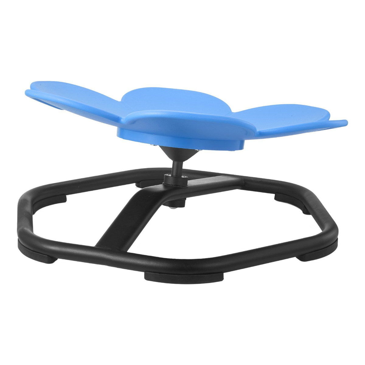 Kids Swivel Chair, 220 lbs Capacity, Flower Shape Sensory Spinning Chair, Autistic Kids Sensory Toy Seat with Non-Slip Metal Base, Toddler Sit & Spin Seat for Coordination Balance Focus, Blue