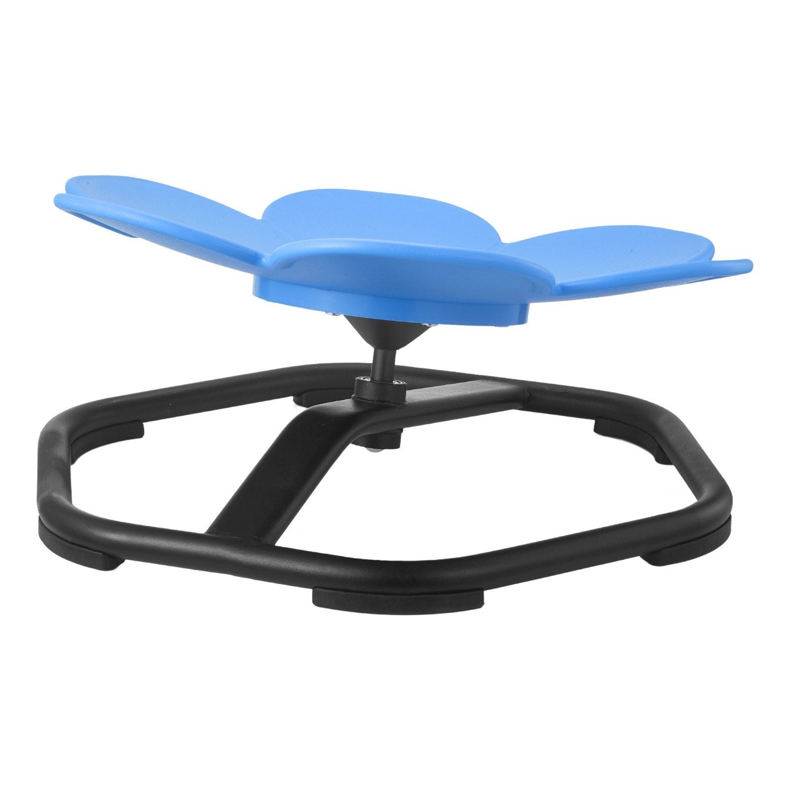 Kids Swivel Chair, 220 lbs Capacity, Flower Shape Sensory Spinning Chair, Autistic Kids Sensory Toy Seat with Non-Slip Metal Base, Toddler Sit & Spin Seat for Coordination Balance Focus, Blue