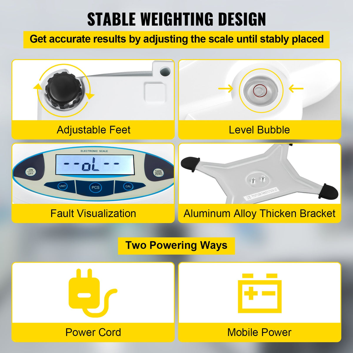 Lab Analytical Balance Digital Precision Scale 5000gx0.01g High Precision
