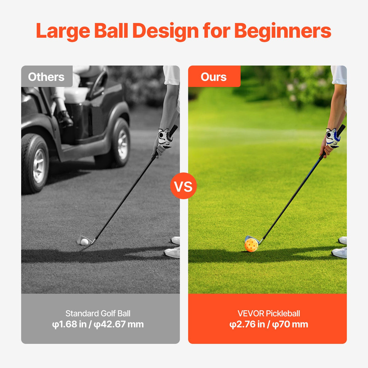 Backyard Golf Game 3 Hole Portable Bucket Golf Game for Kids and Adults
