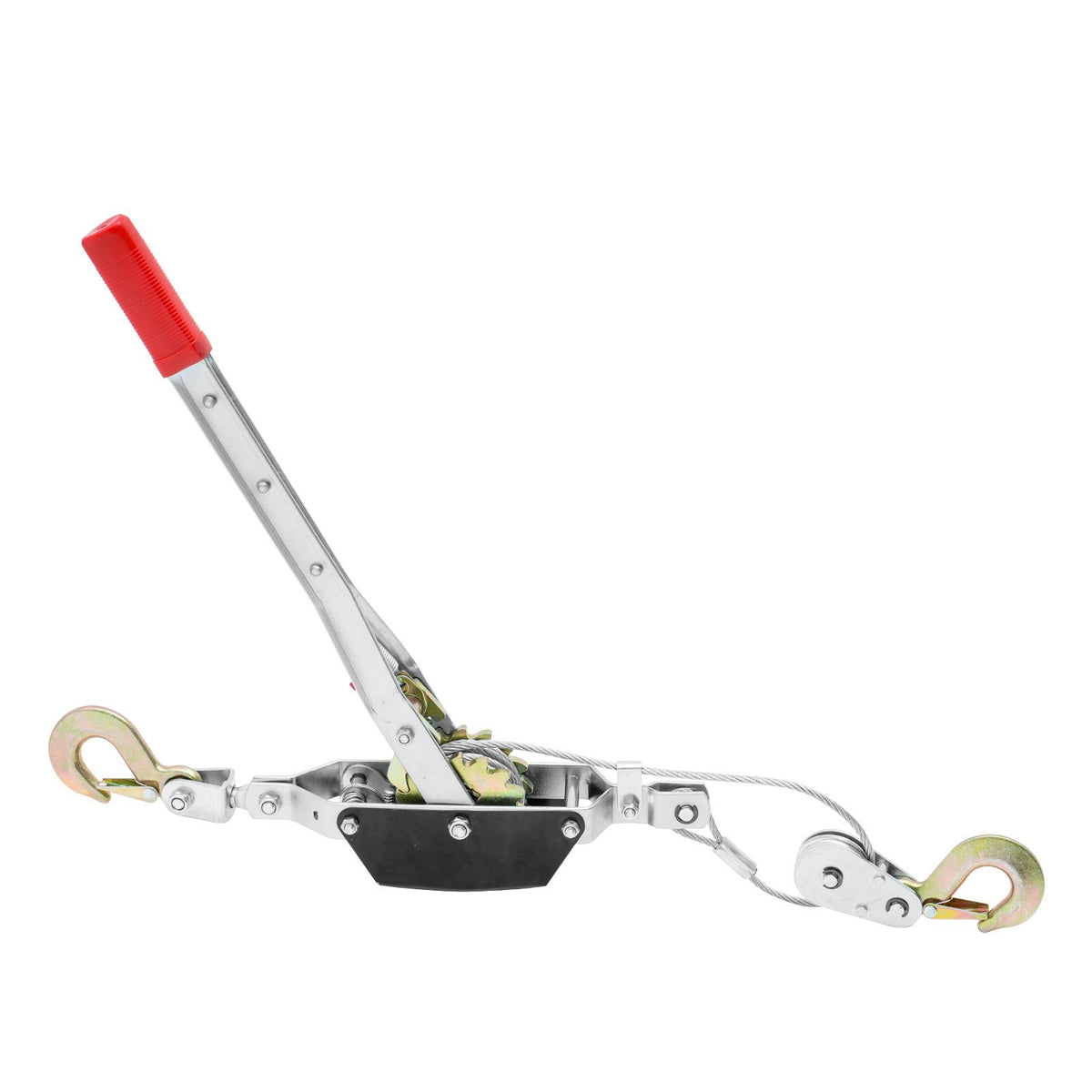 Power Puller Come Along Winch 2 Ton 4409 lbs Heavy Duty Pull Hoist 2 Hooks