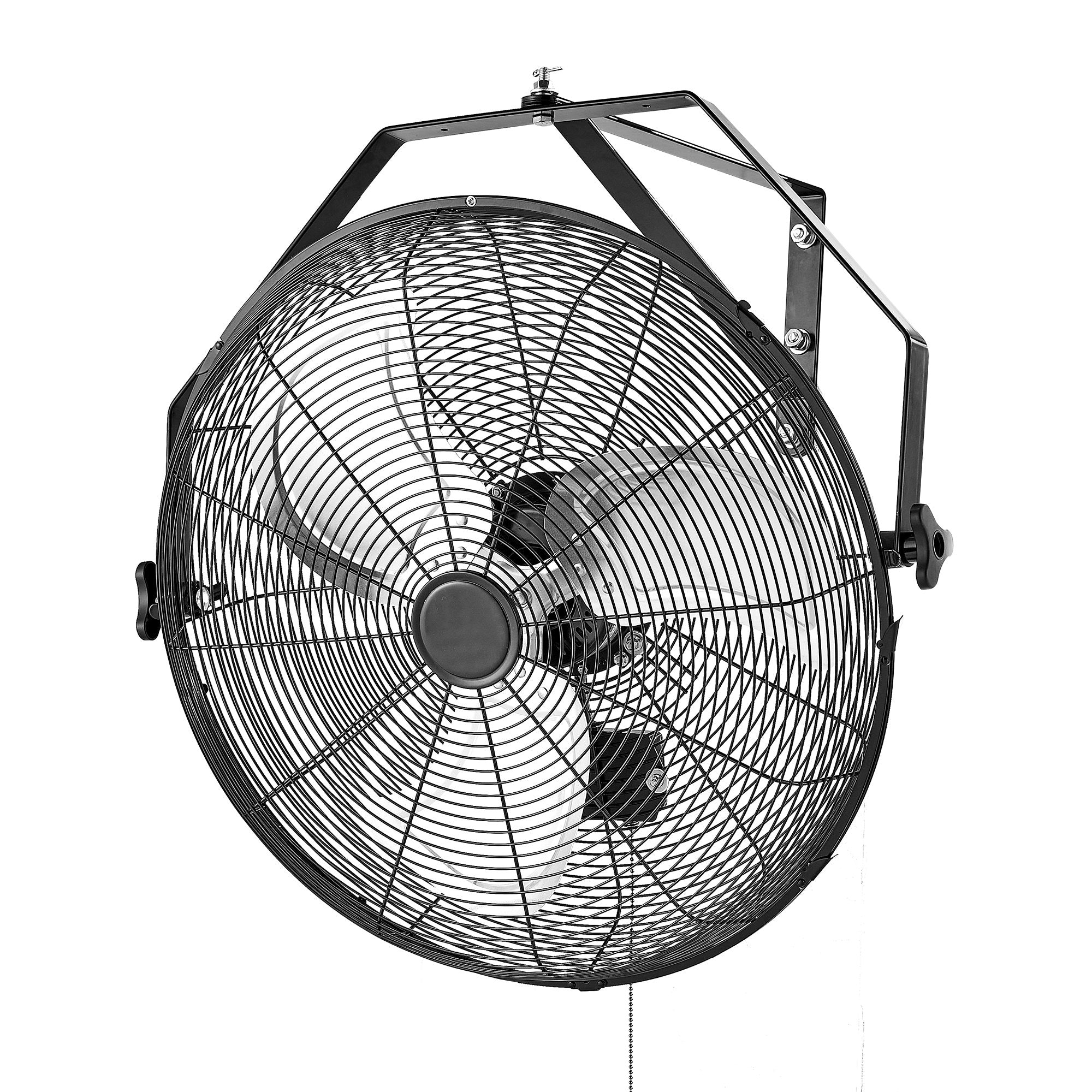 615mm Industrial Wall Mount Fan 3 Speed 4650 CFM for Garage Greenhouse