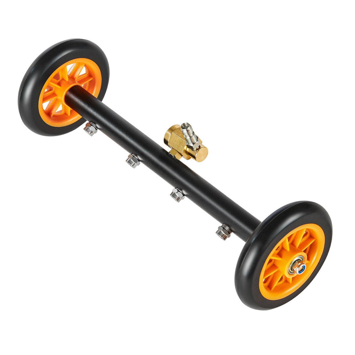 16" Pressure Washer Undercarriage Cleaner, Stainless Steel Surface Cleaner for Pressure Washer, 4000 Max PSI, Angle Adjustment Gear, 4 Spray Nozzles, 2 Extended Wands for Driveway, Patio, Deck