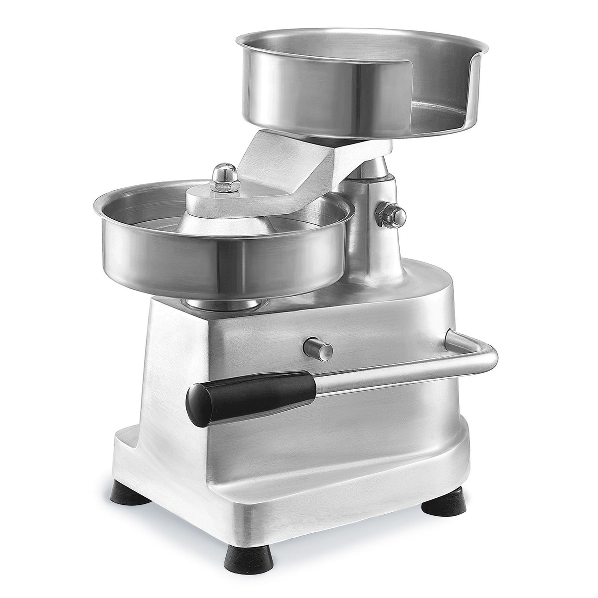 Commercial Burger Patty Maker, 150mm Hamburger Beef Patty Maker, Heavy Duty Food-Grade Stainless Steel Bowl Burger Press Machine, Kitchen Meat Forming Processor with 1000 Pcs Patty Papers