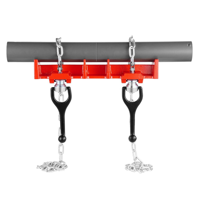 1/2-8in Cast Iron Pipe Welding Vise Dual Chains