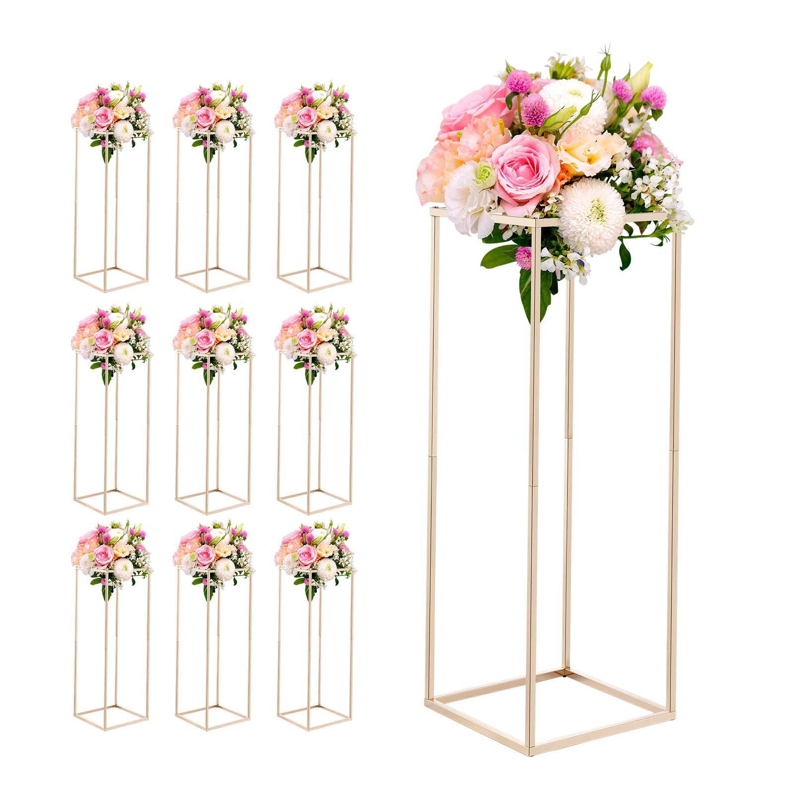 Wedding Flower Stand, 10PCS 80cm Column Flower Sta - V952-HLHJLFT10J80Y446M001V0