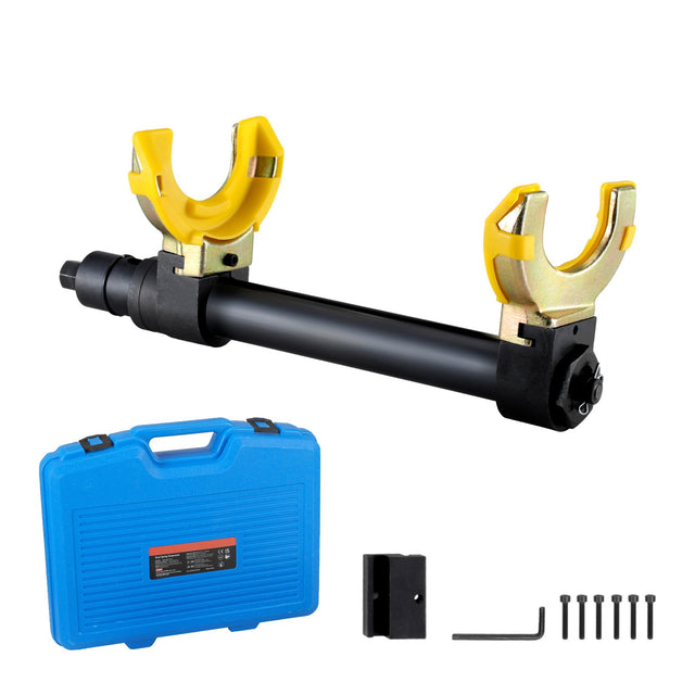Strut Spring Compressor Set Remover Tool Yellow Protective Sleeve Carrying Case
